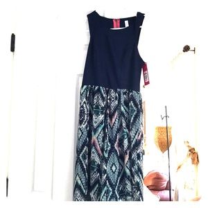 Navy Flowy dress